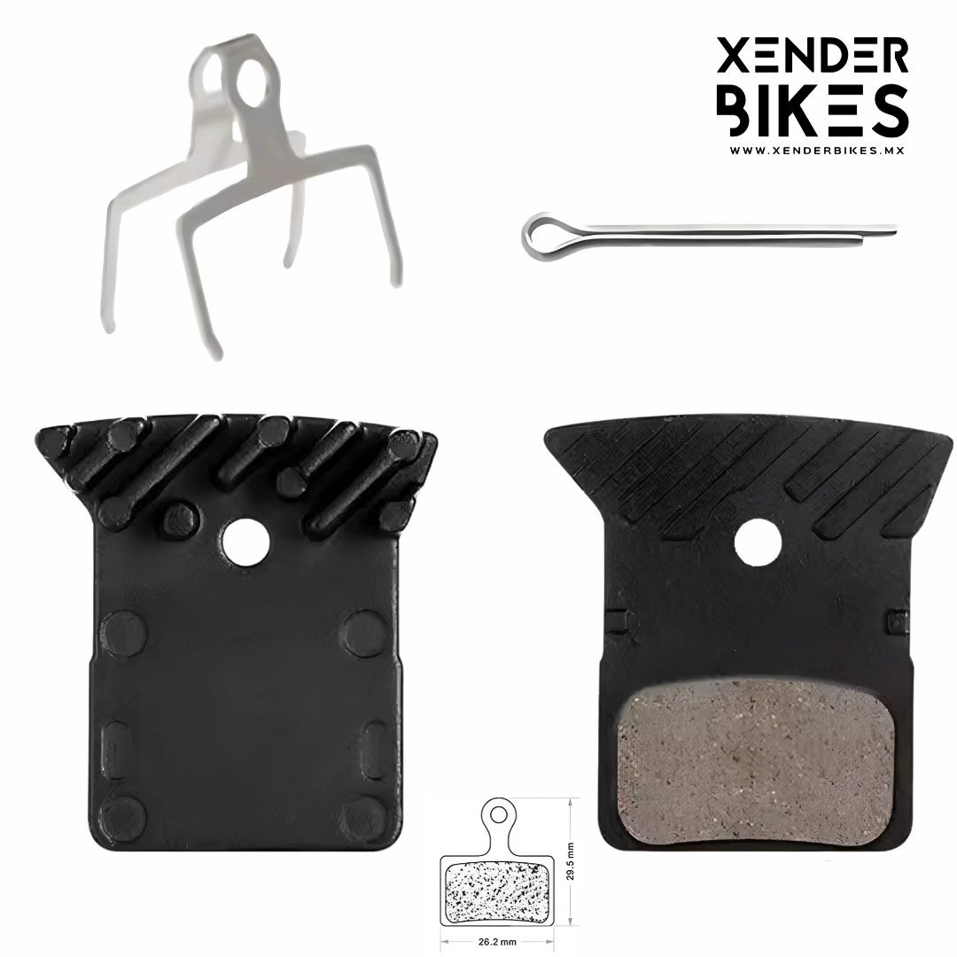 CHN SHIMANO L04A RESINA BALATAS CON DISIPADOR