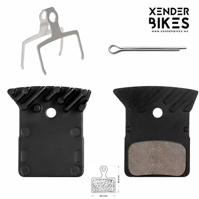 CHN SHIMANO L04A RESINA BALATAS CON DISIPADOR