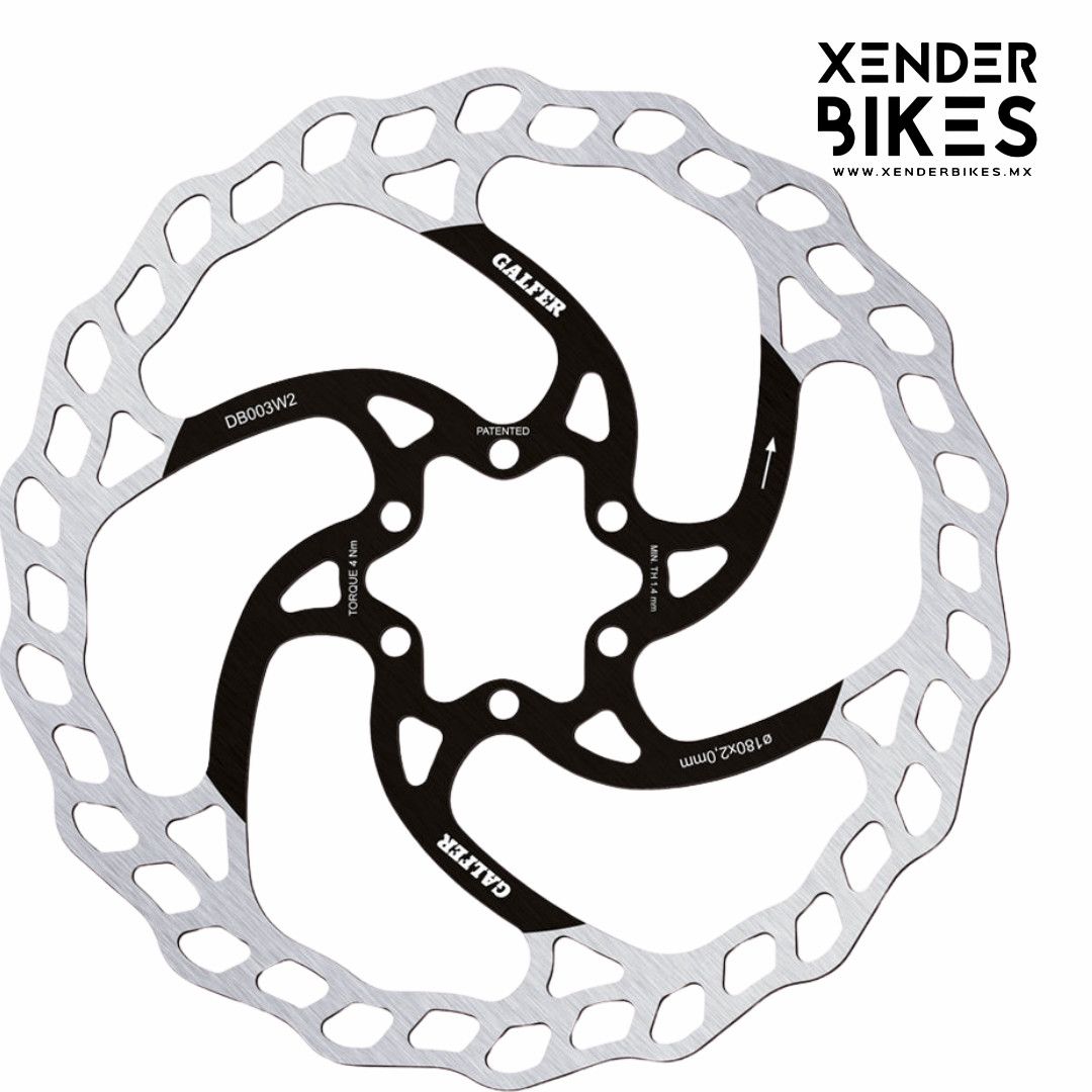 GALFER WAVE 203mm / 2.0⌀ / 6 TORNILLOS ROTOR