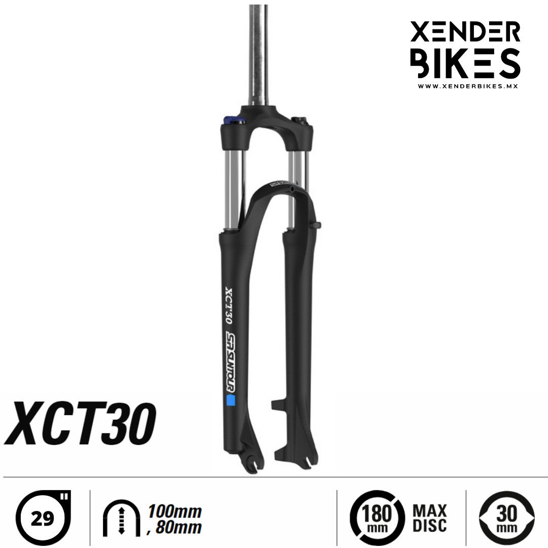 SR SUNTOUR XCT30 HLO R29 / 100mm / 1 1/8&quot; / 9QR