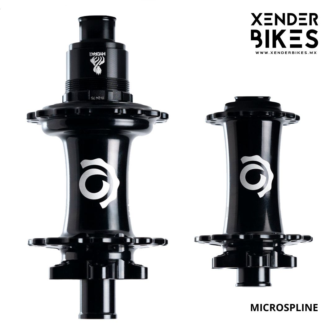 INDUSTRY NINE HYDRA 12x148 / 15x110 32H/6T/BOOST/MS NEGRO PAR DE MAZAS