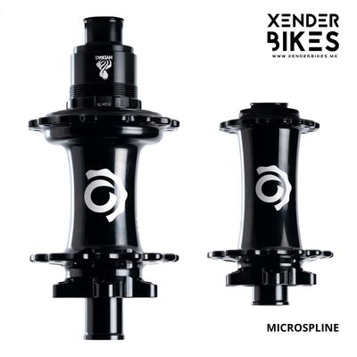 INDUSTRY NINE HYDRA 12x148 / 15x110 32H/6T/BOOST/MS NEGRO PAR DE MAZAS