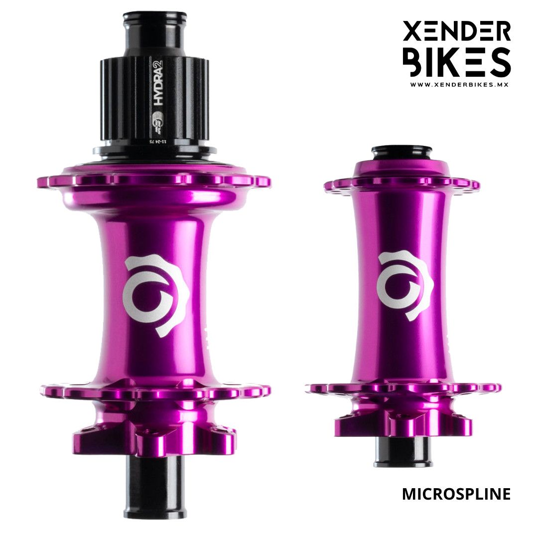 INDUSTRY NINE HYDRA 12x148 / 15x110 32H/6T/BOOST/MS MORADO PAR DE MAZAS