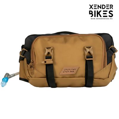 KMA NOMADA 3L MOSTAZA/NEGRO CANGURERA DE HIDRATACION