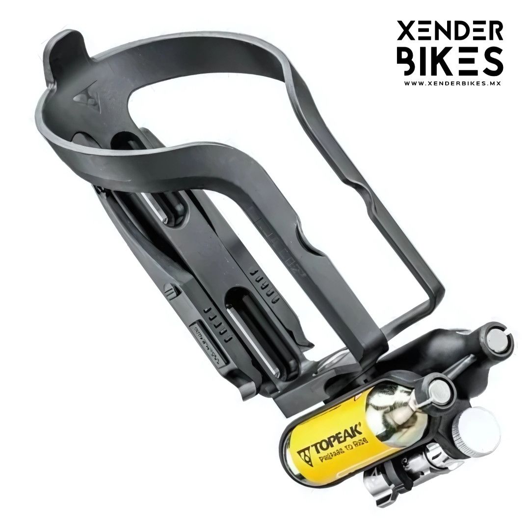 TOPEAK NINJA C02+ PLUS CON VALVULA, TANQUES Y PORTA ANFORA