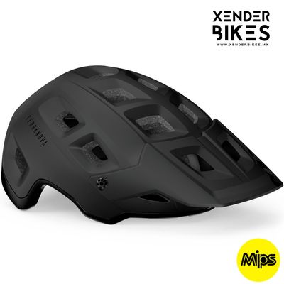 MET TERRANOVA MIPS NEGRO MATE CASCO