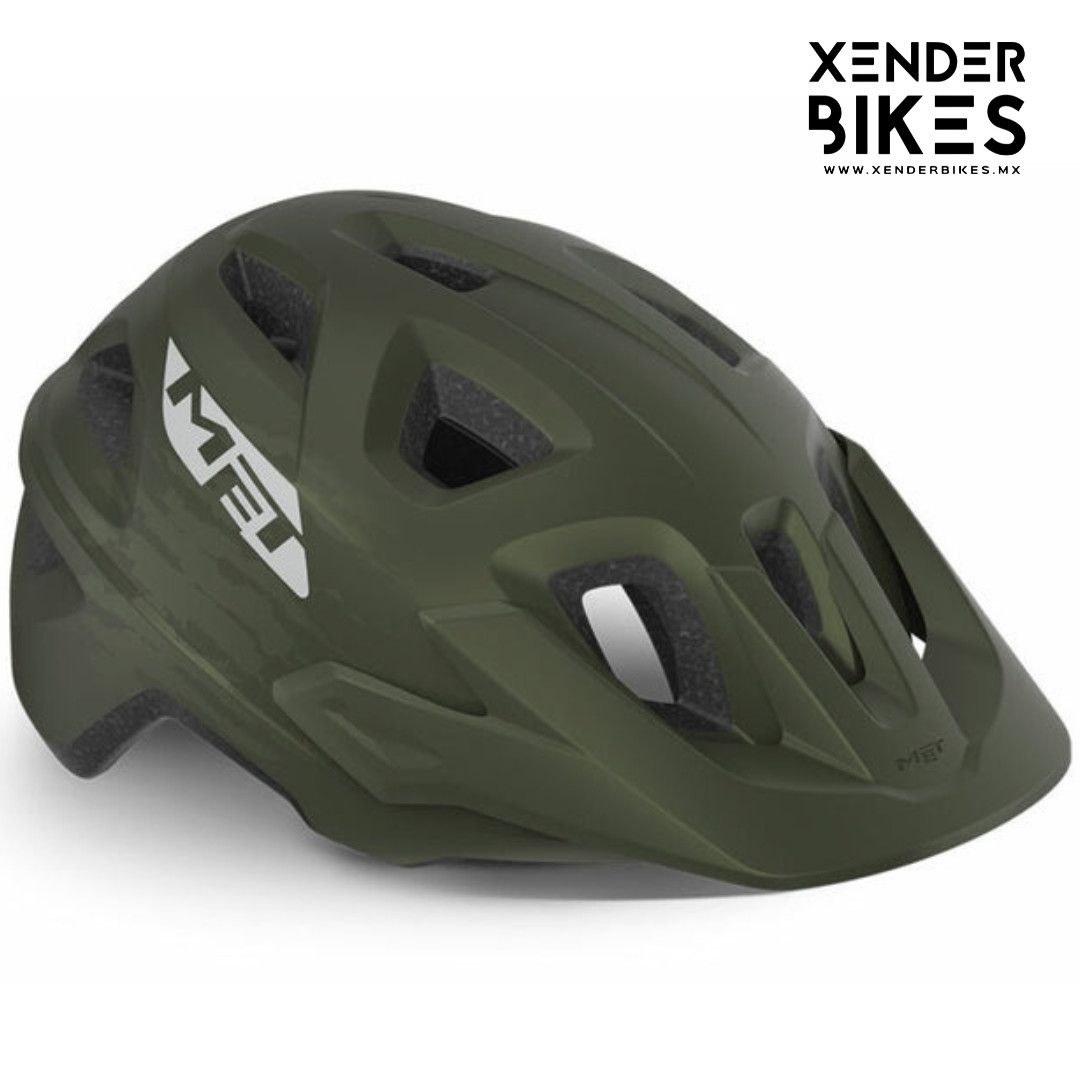 MET ECHO VERDE OLIVO MATE CASCO 