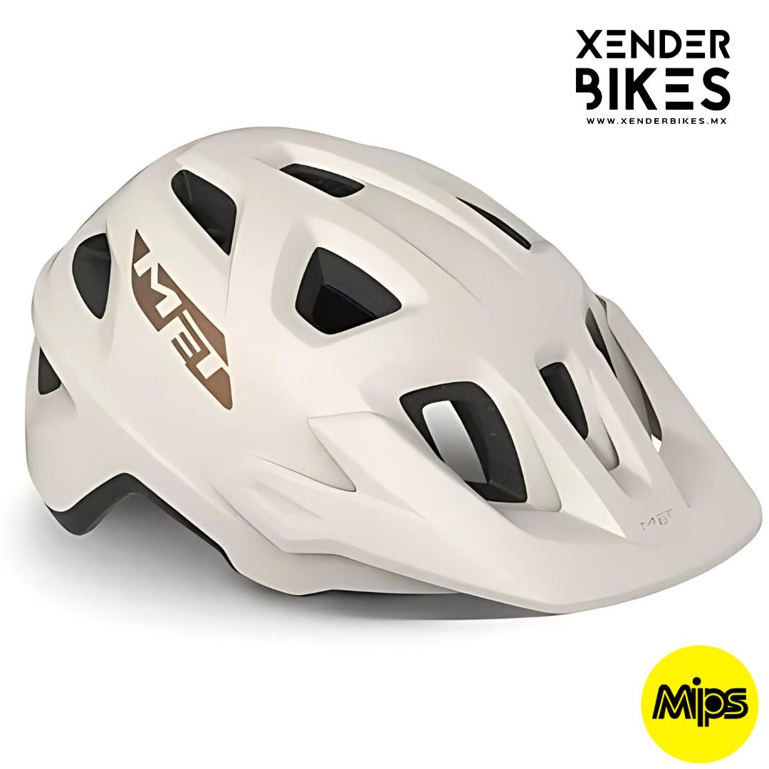 MET ECHO BLANCO BRONCE CASCO