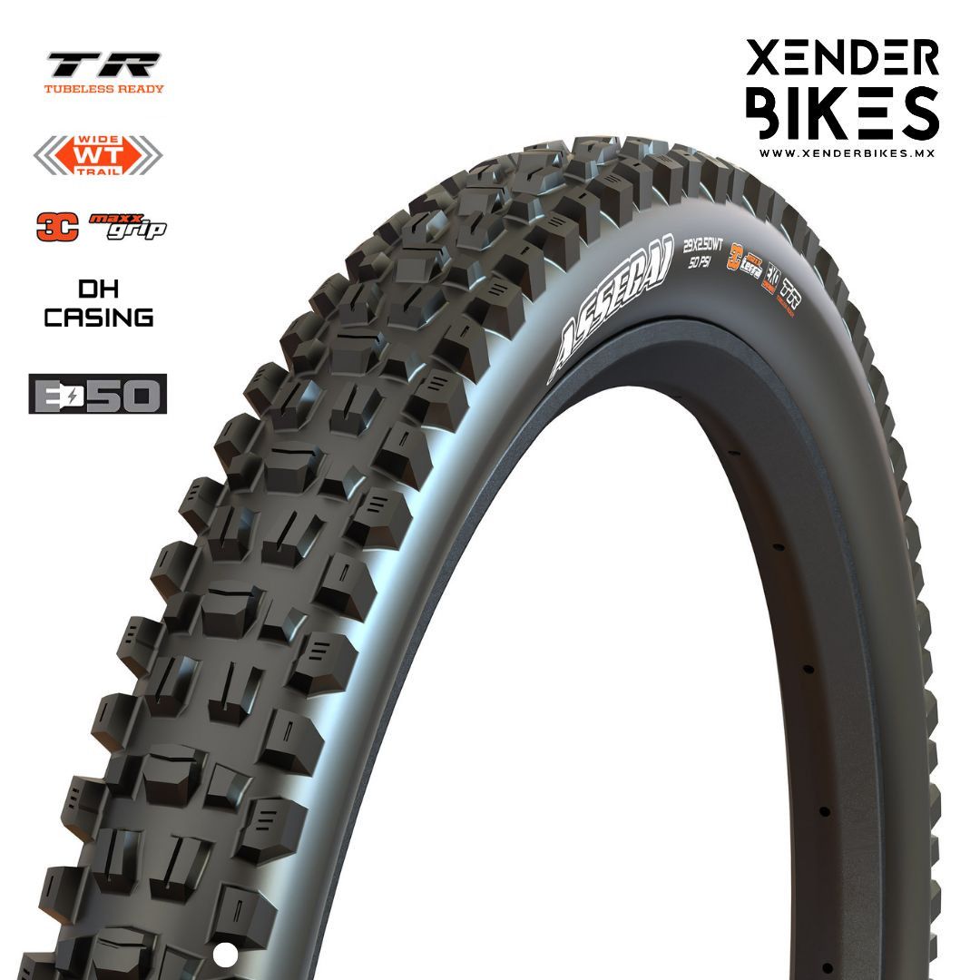 MAXXIS ASSEGAI 29 x 2.50 WT/3CMG/DH CASING/TR/E50/2x60TPI