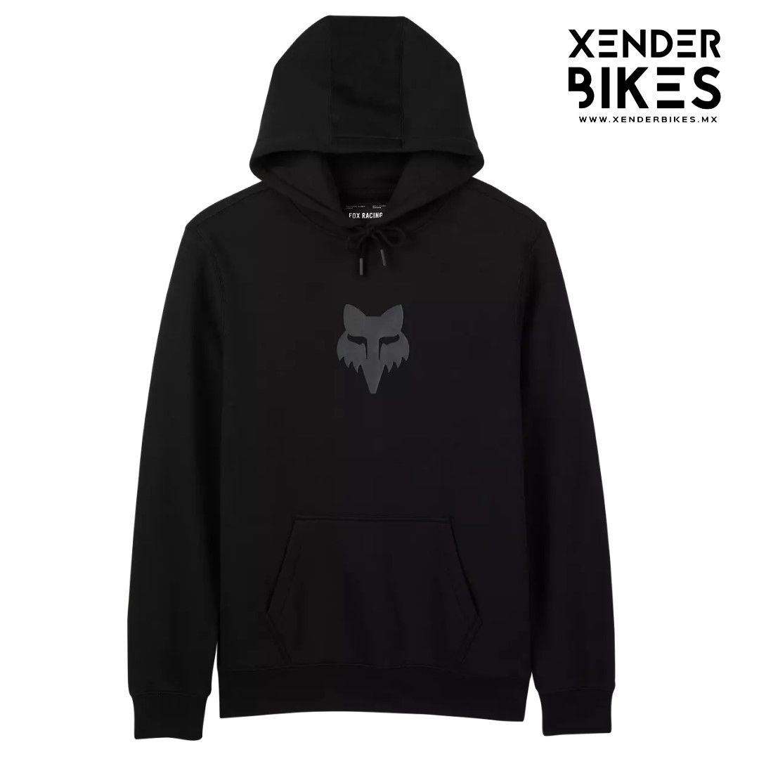 FOX RACING PULLOVER FOX HEAD NEGRO SUDADERA