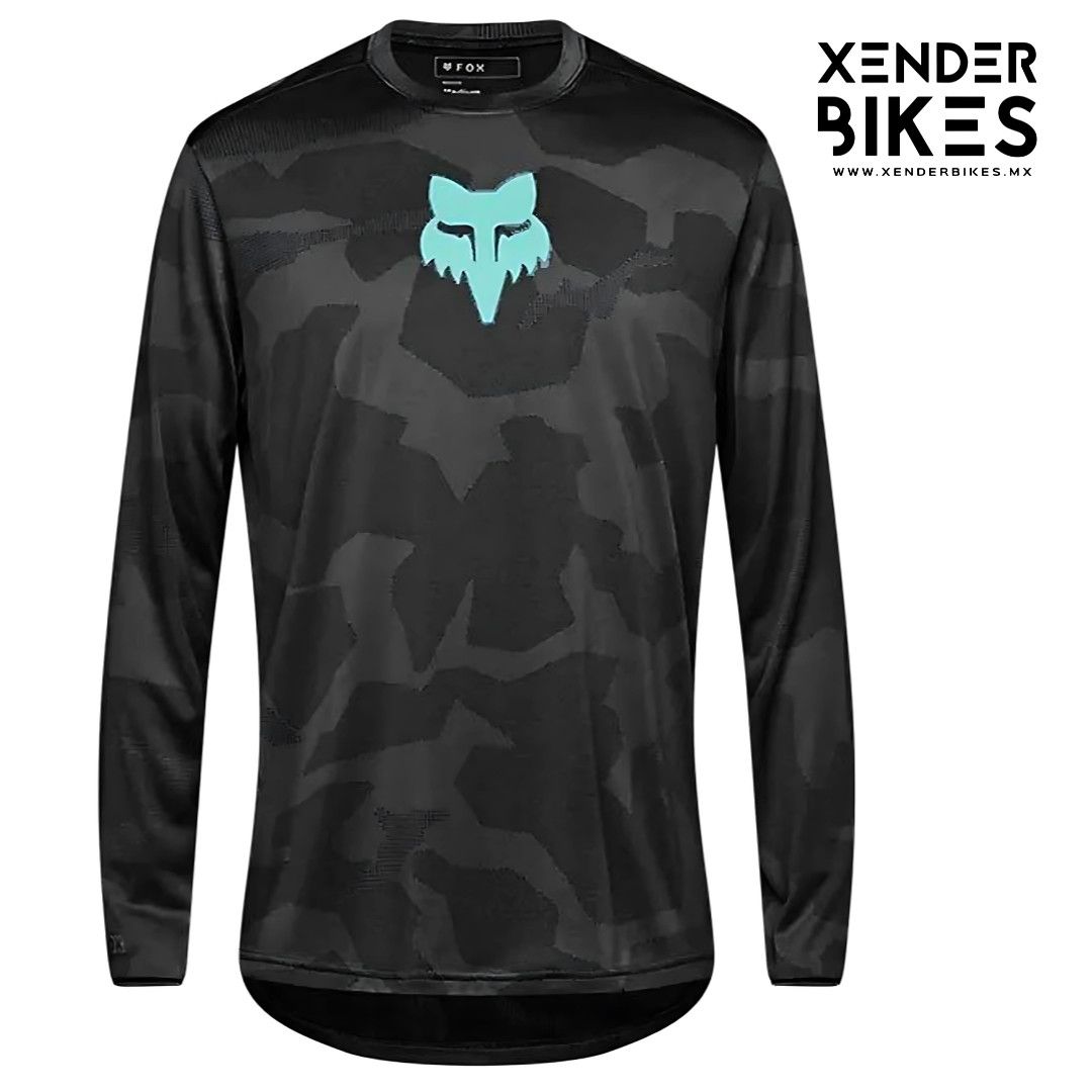 FOX RACING RANGER TRUDRI LS BLACK JERSEY