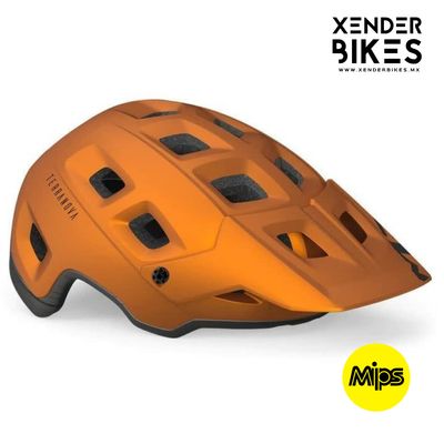 MET TERRANOVA NARANJA TITANIUM MIPS CASCO