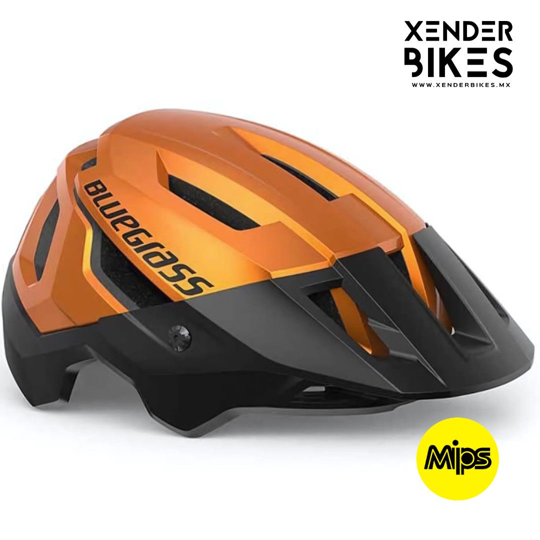BLUEGRASS ROUGE NARANJA METALICO CASCO