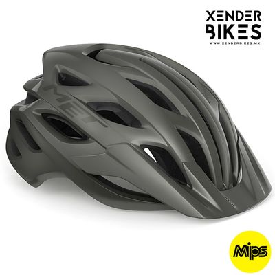 MET VELENO TITANIO METALICO MIPS CASCO