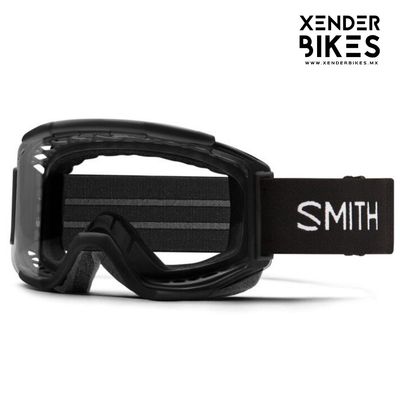 SMITH SQUAD XL BLACK CLEAR CHROMAPOP GOGGLES