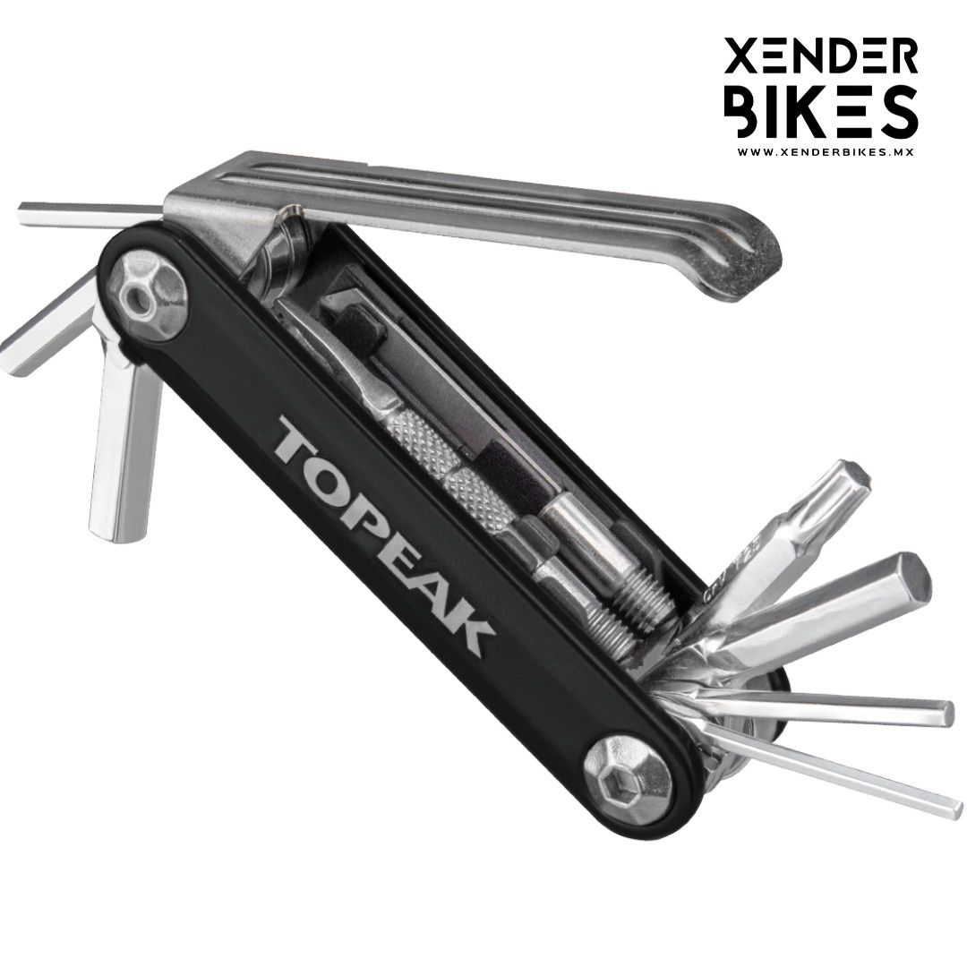 TOPEAK TUBI 11 MULTIHERRAMIENTAS, Color: NEGRO