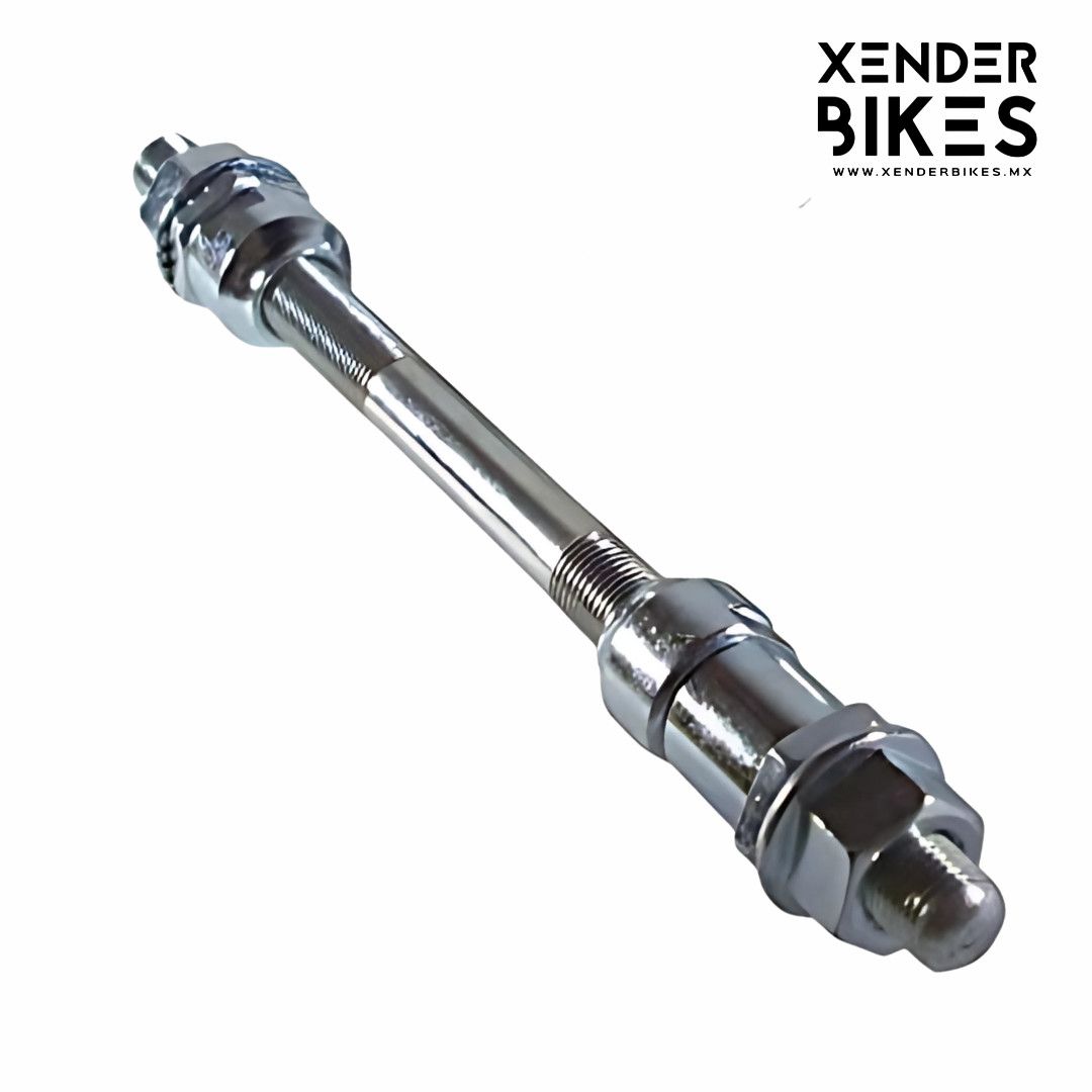 NAHEL EJE DE ACERO MACIZO 7 1/2&quot; 9 X 135mm PARA MAZA TRASERA