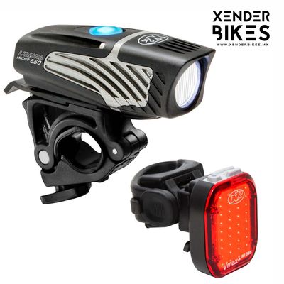 NITE RIDER COMBO LUMINA MICRO 650 + VMAX 150 LAMPARA