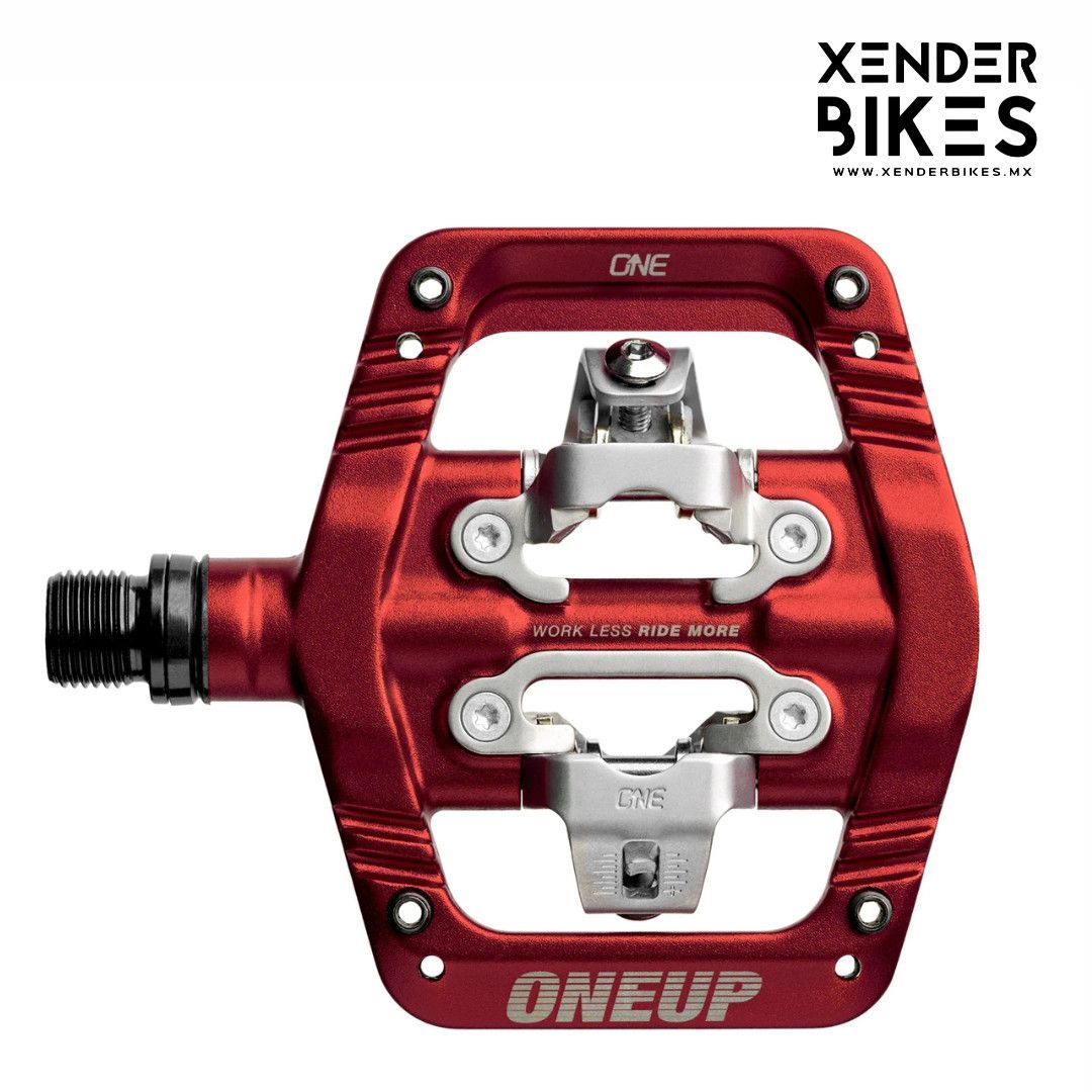 ONE UP SPD ROJO PEDALES