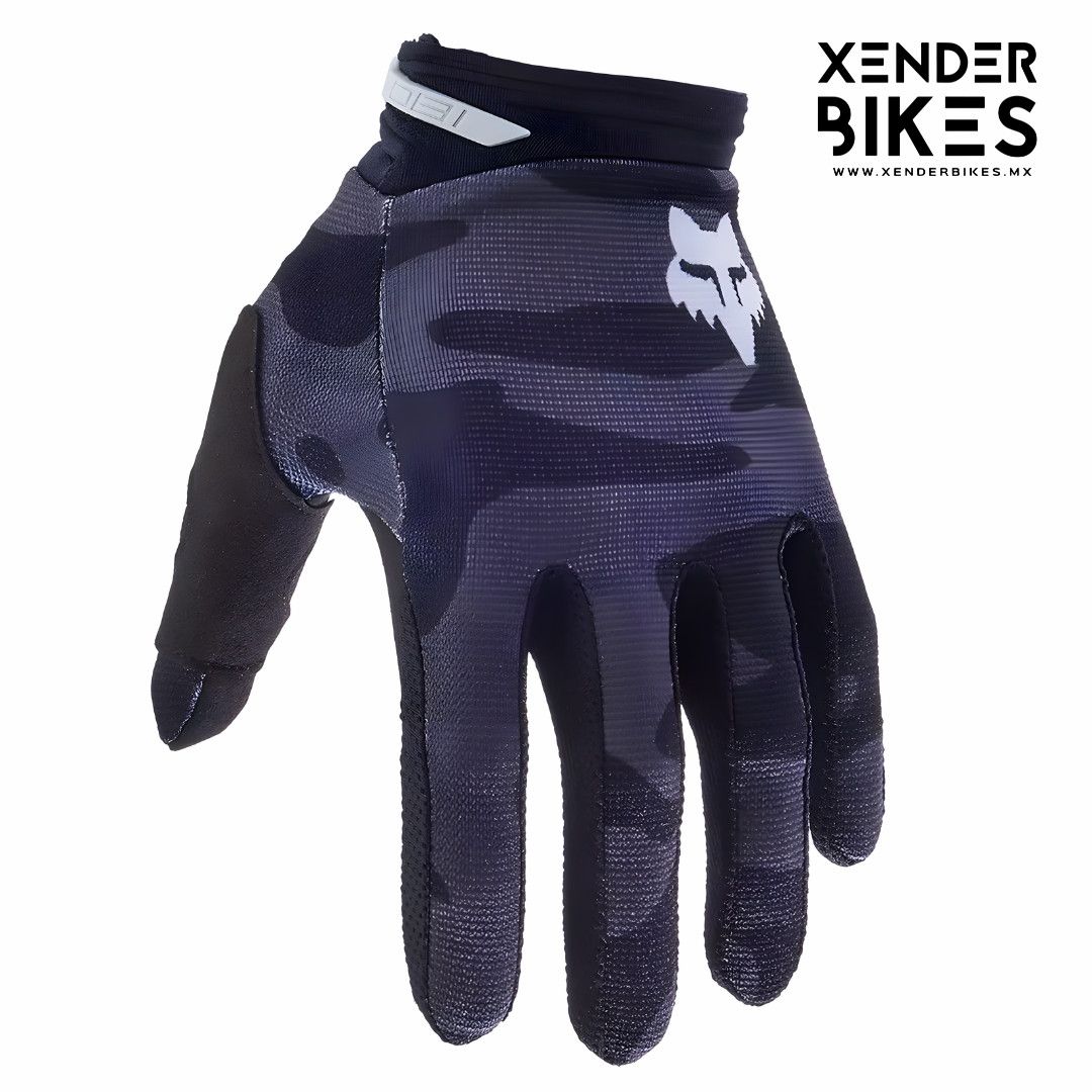 FOX RACING BNKR NEGRO CAMO GUANTES