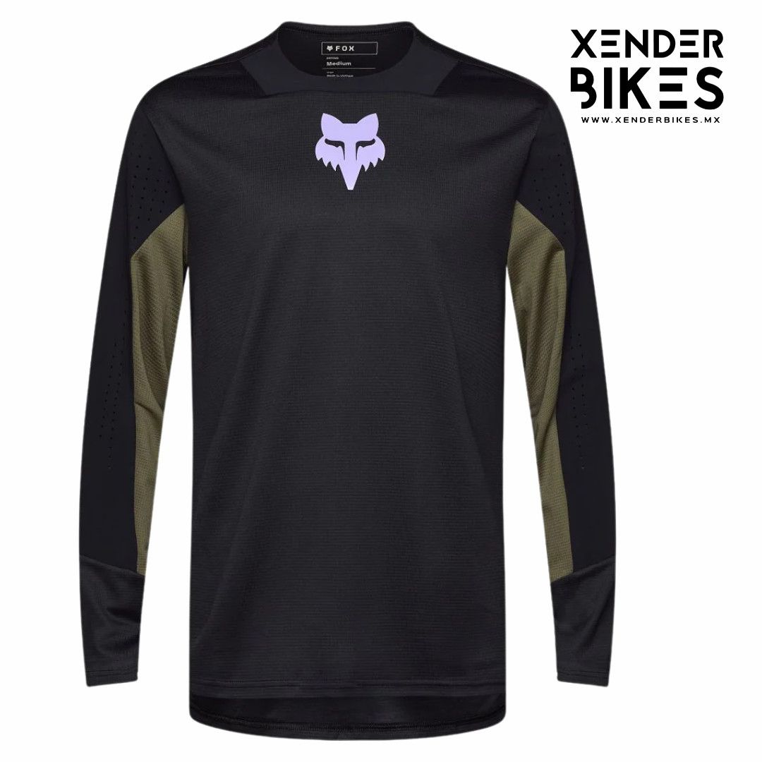 FOX RACING DEFEND PARK VERDE OLIVO JERSEY