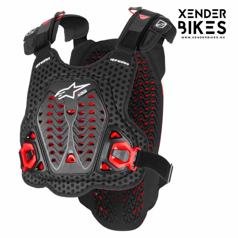 Pare pierre Alpinestars A-5 Plasma - Noir Rouge Blanc