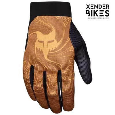 FOX RACING RANGER FREQUENCY NARANJA GUANTES