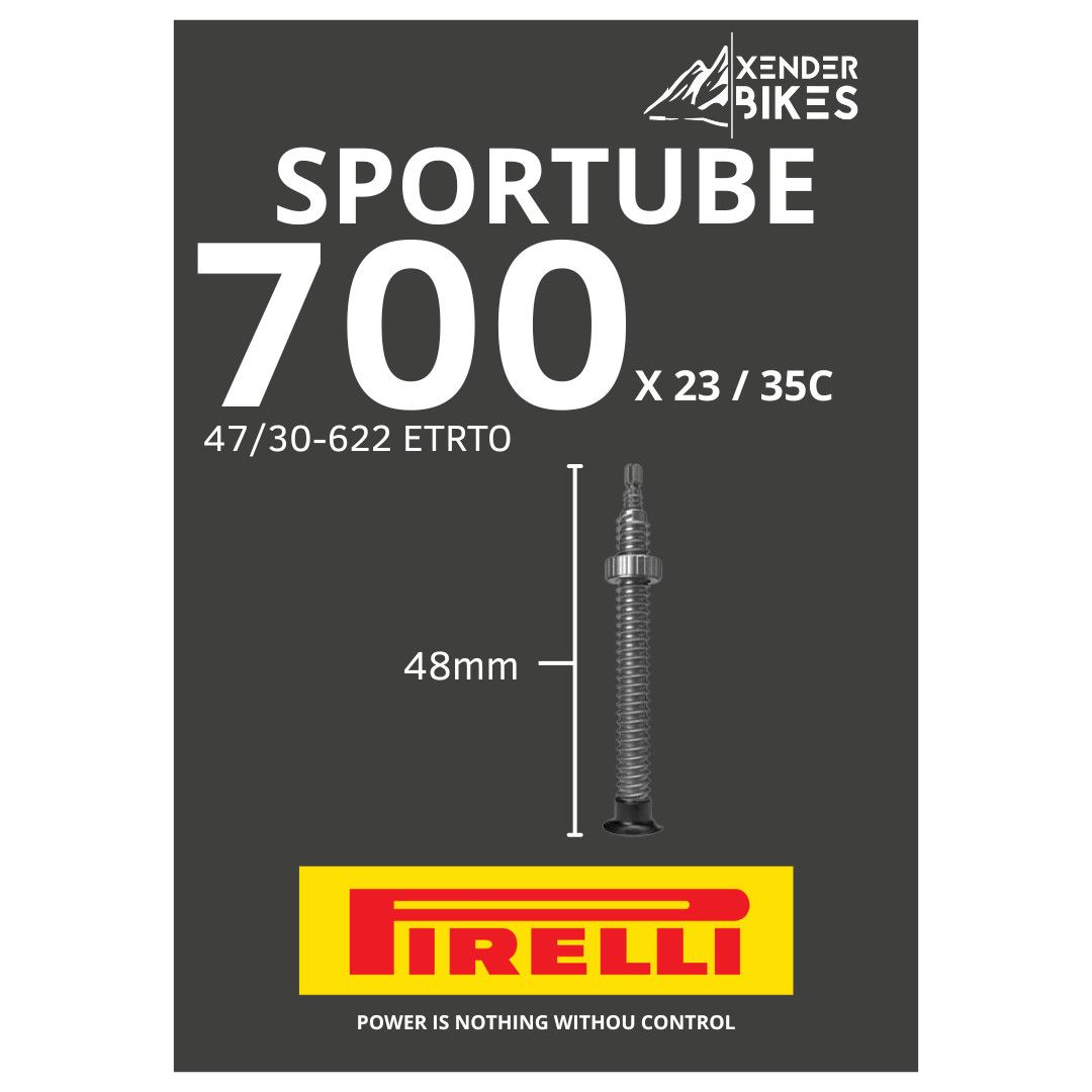 PIRELLI SPORTUBE 700 x32/40 VF 48mm CAMARA