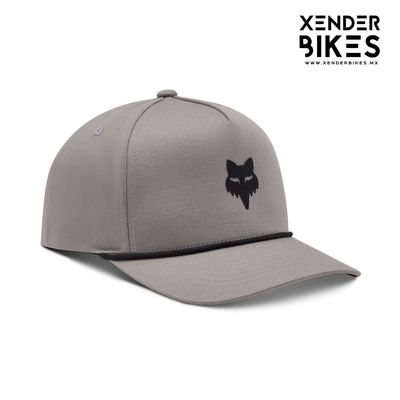FOX RACING HEAD ROPE GRIS GORRA