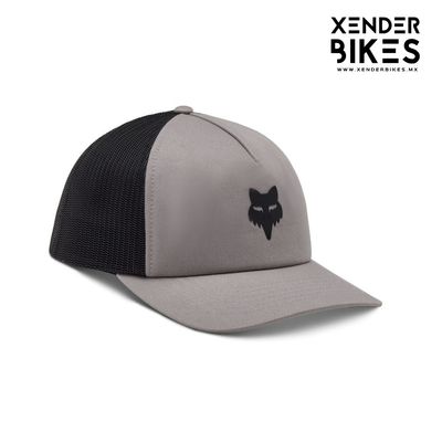 FOX RACING HEAD TRUCKER GRIS GORRA
