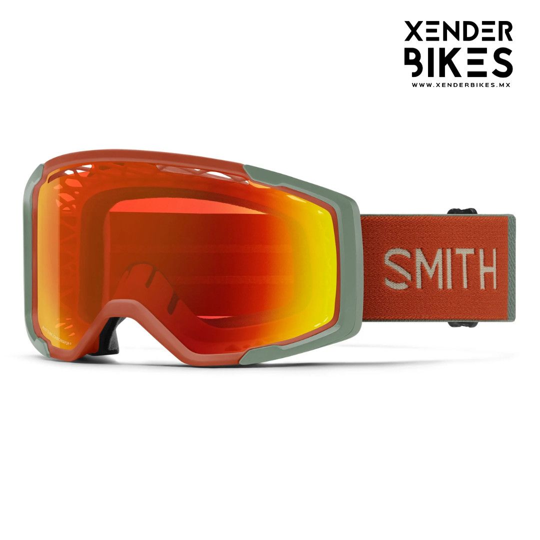 SMITH RHYTHM MTB RUST SAGEBRUSH EVERYDAY RED MIRROR CHROMAPOP GOGGLES