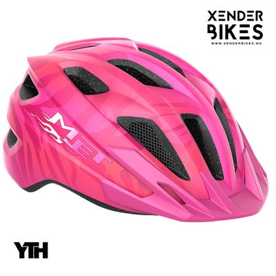 MET CRACKERJACK ROSA MATE CASCO NIÑO MET CRACKERJACK ROSA MATE CASCO NIÑO