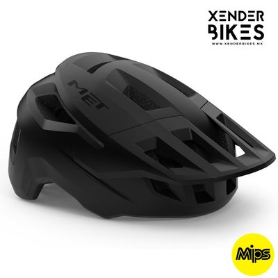 MET SHELTER MIPS NEGRO MATE CASCO