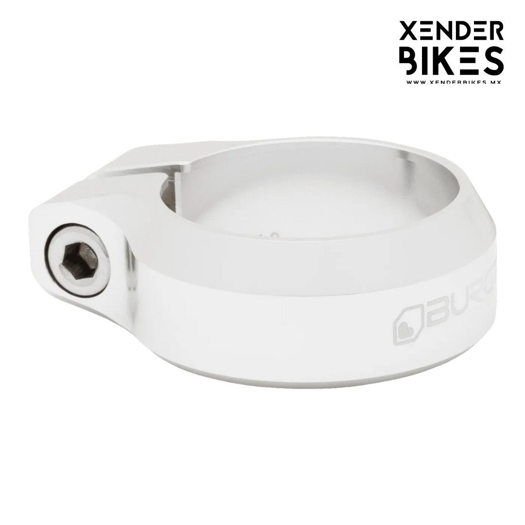 BURGTEC RHODIUM SILVER ABRAZADERA DE ASIENTO, Size: 34.9