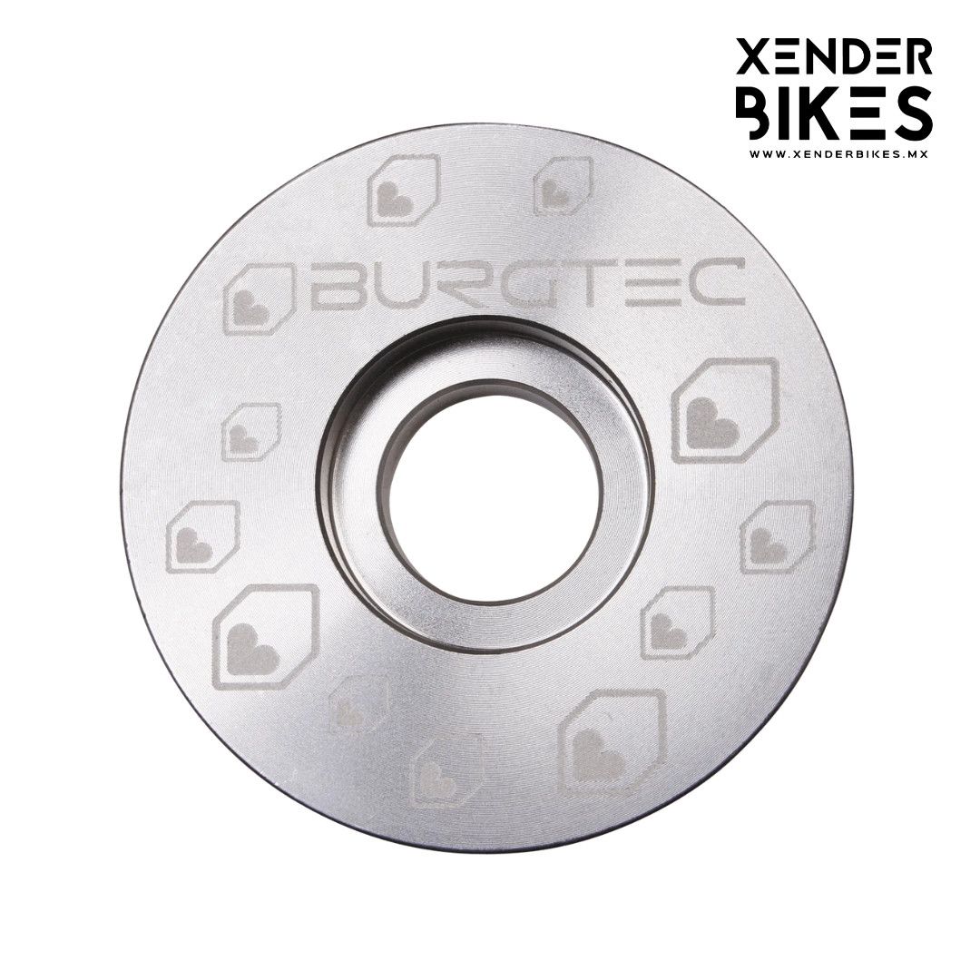 BURGTEC RHODIUM SILVER TOP CAP