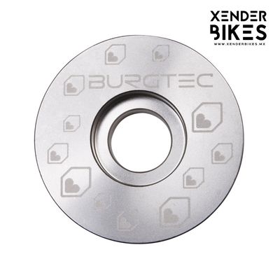 BURGTEC RHODIUM SILVER TOP CAP