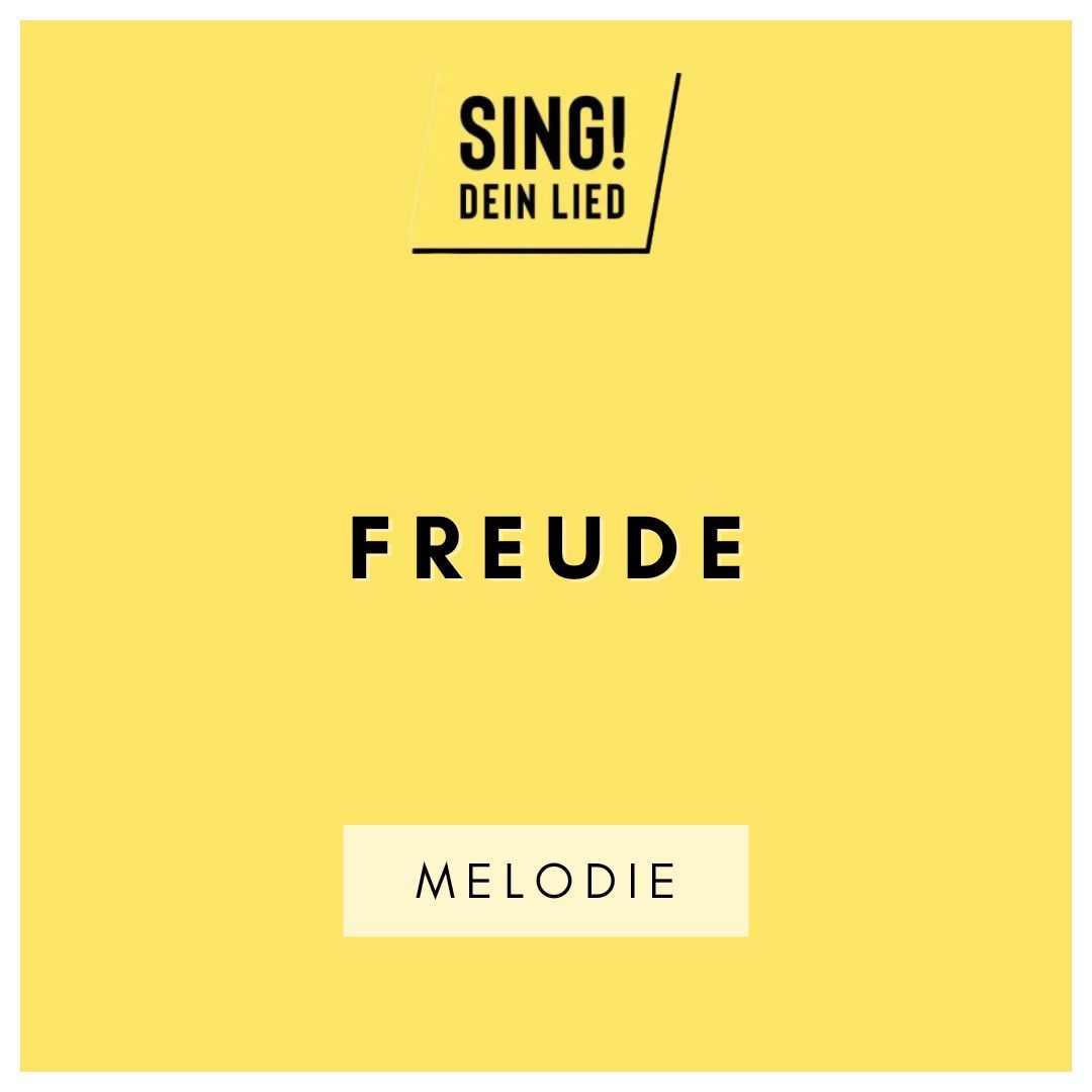 Freude - Melodie - E-Dur