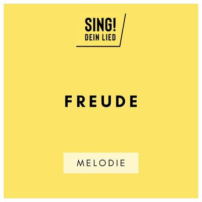 Freude - Melodie - E-Dur
