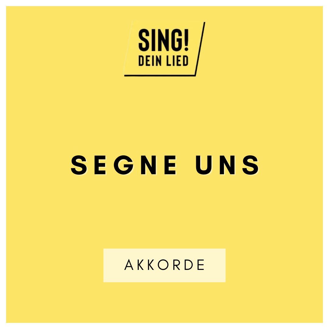 Segne uns - Akkorde Chords - F-Dur