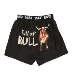 ~ Lazy One: Full of Bull Funny Boxer:, Size: S