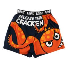 ~ Lazy One: Release The Cracken Men&#39;s Octopus Funny Boxer, Size: S