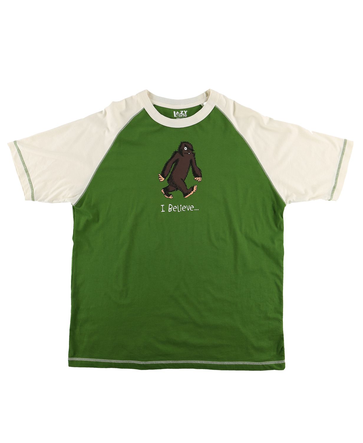^Lazy One I Believe...Bigfoot Men&#39;s PJ Tee, Size: L