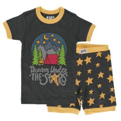Dream Under Stars Short PJ Set, Size: 2T