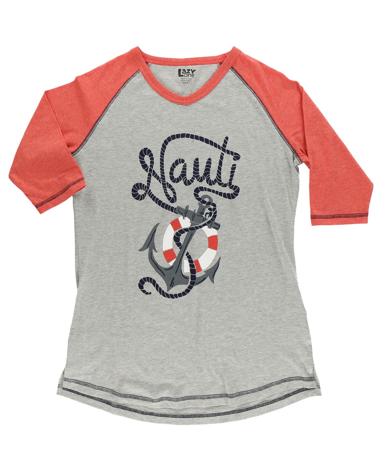 ^^LazyOne Nauti PJ Tall Tee:, Size: XS