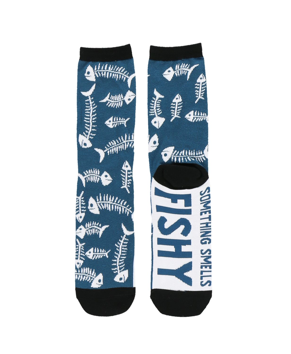 ~Something&#39;s Fishy Crew Sock:, Size: One Size