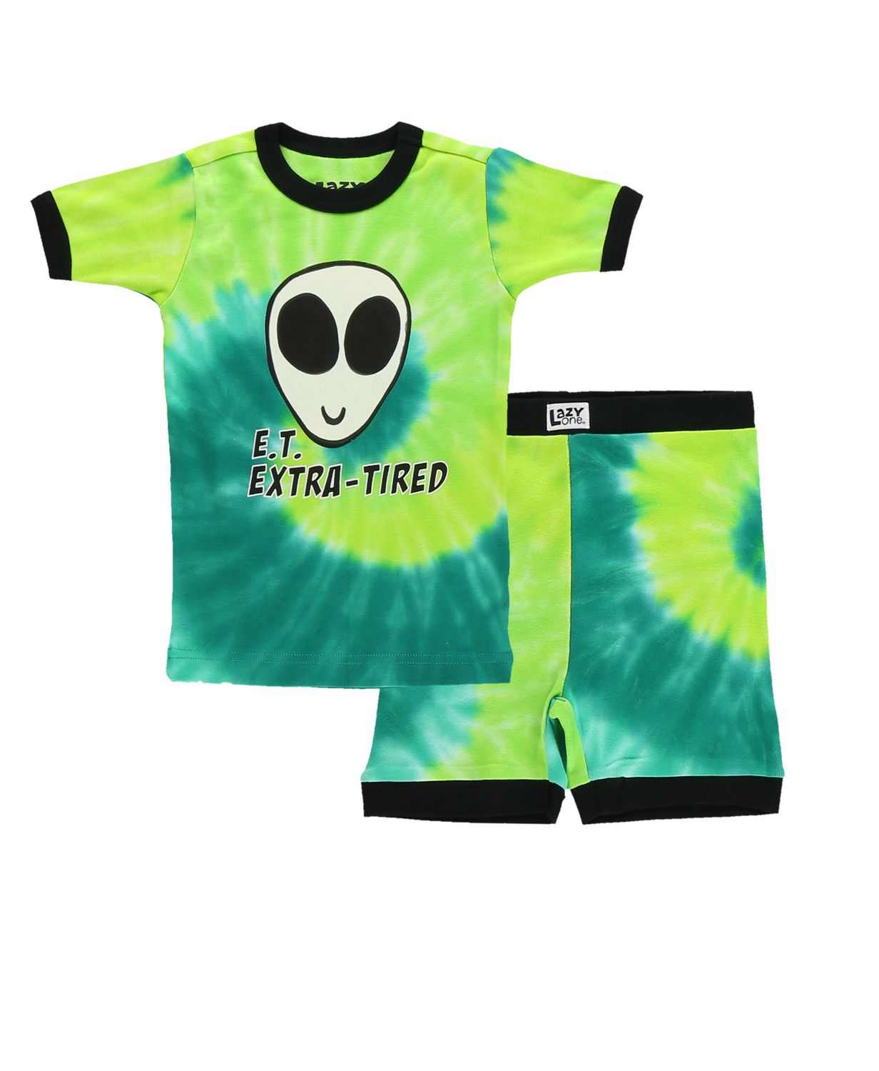 ^Extra Tired Kid Short PJ Set:, Size: 2T