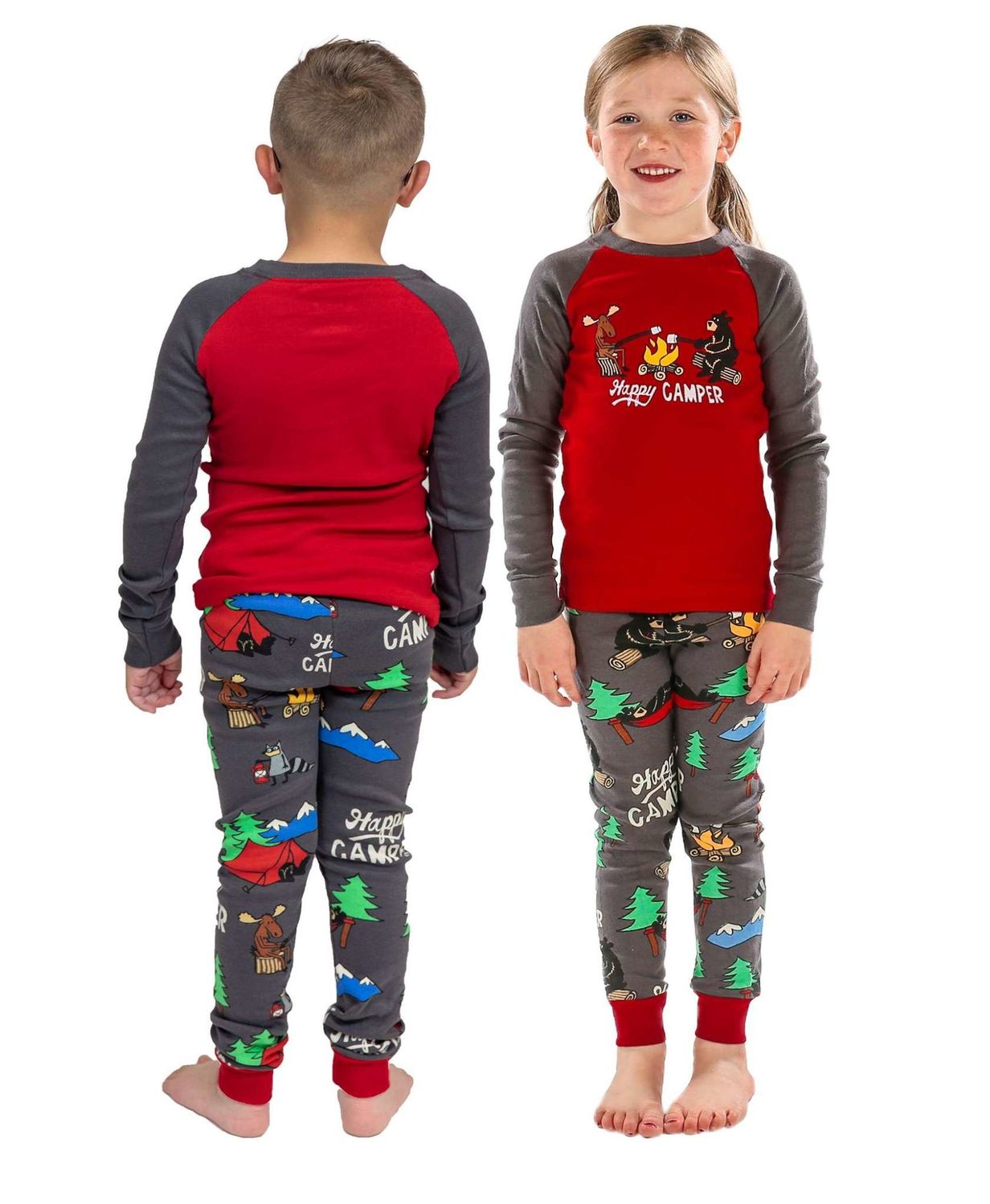 ^Happy Camper LS PJ Set: