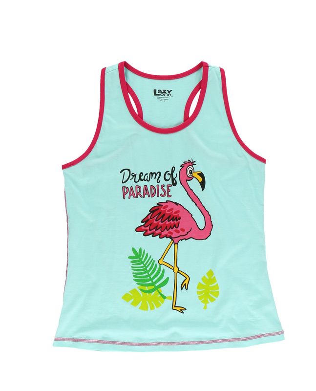 ^^LazyOne Flamingo PJ Tank