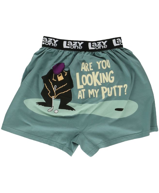 Lazy One: Looking at my Putt Funny Boxer