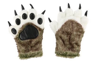 Wolf Paw Mitts: